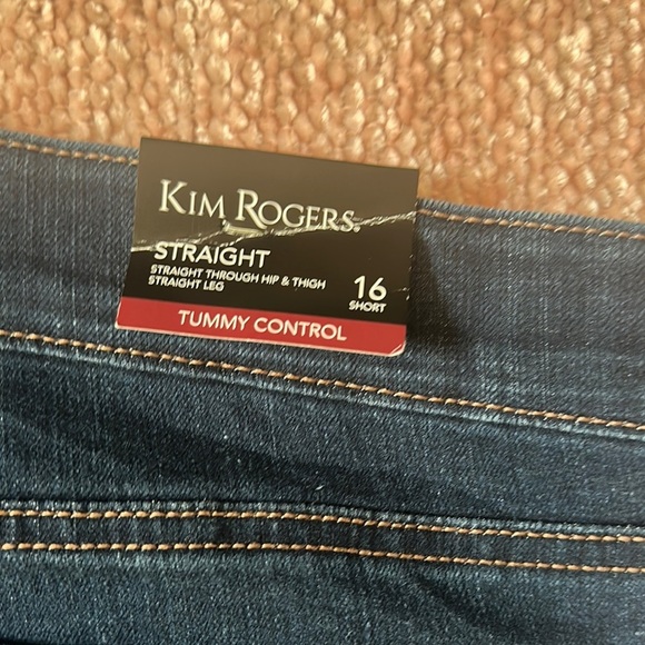 Kim Rogers Blue Straight Leg Jeans Classic Fit - Picture 7 of 11